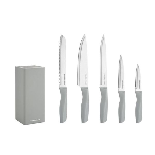 Set_Cuchillos_Acero_Inoxidable_con_Mango_Plastico_y_Base_6_Piezas_Hamilton_Beach_125477467