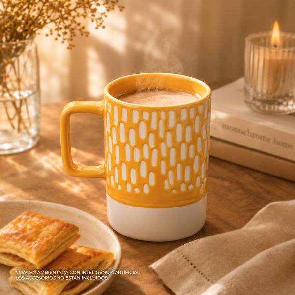 Mug_Amarillo_Dots_400ml_Ikhome_125478289