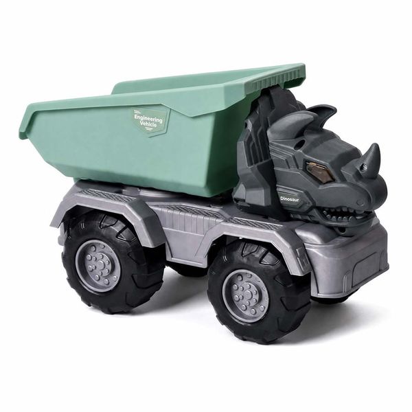 Volqueta_Rino_Pequeña_Verde_Gris_Dinosaur_Truck_10348317600