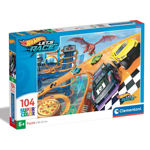 Rompecabezas_Hotwheels_Super_Color_104_Piezas_Clementoni_103436405