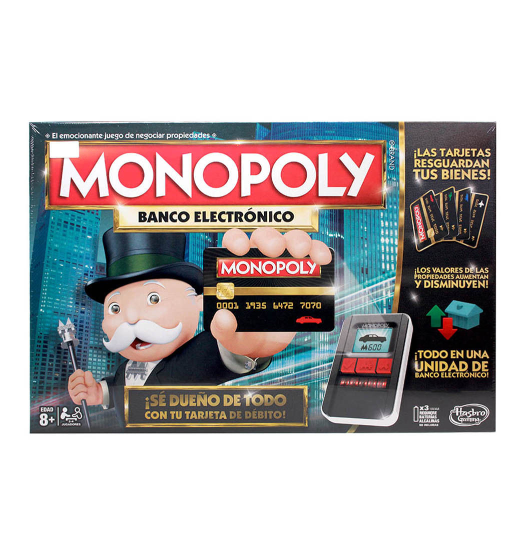 Monopoly Banco Electronico Hasbro Gaming Pepe Ganga Pepeganga