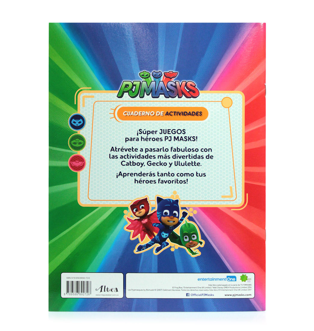 Libro Súper Juegos Pj Masks Altea - Pepe Ganga - pepeganga