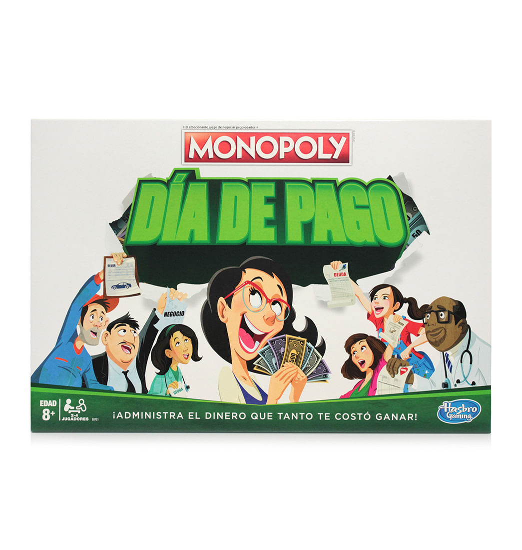 Monopoly Dia De Pago Hasbro Gaming Pepe Ganga Pepeganga