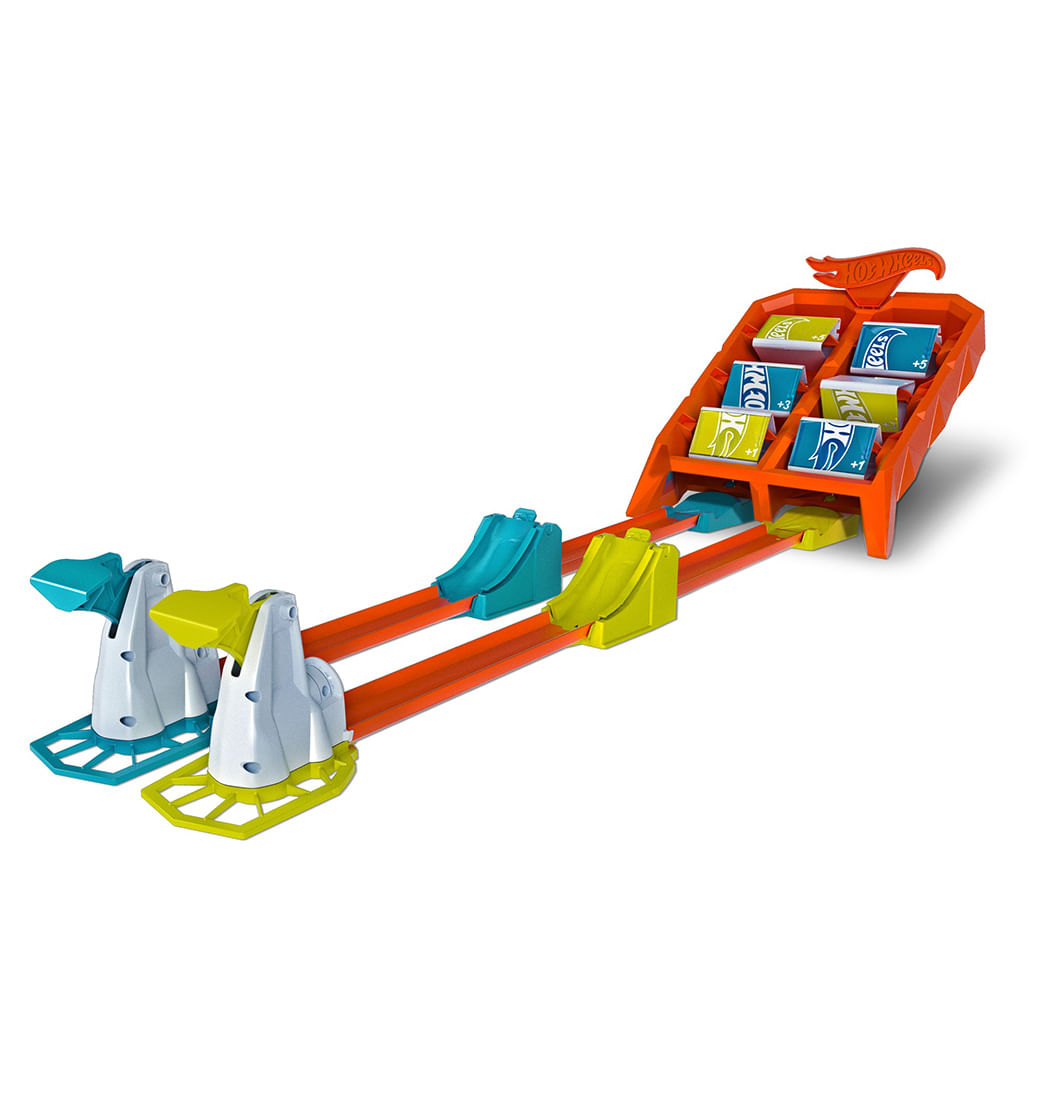 pista de choques hot wheels
