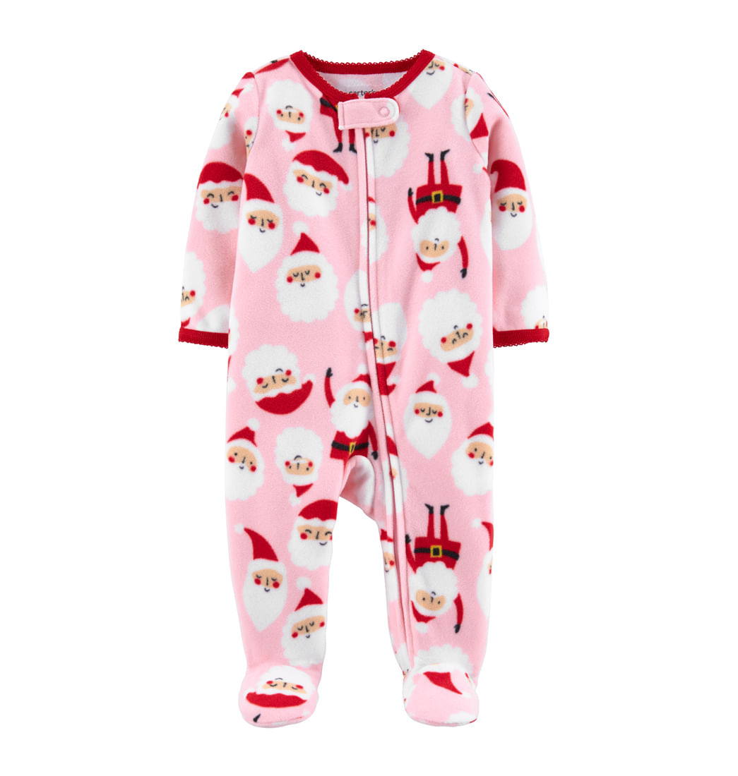 Pijama Enteriza Papá Noel Bebés Carter