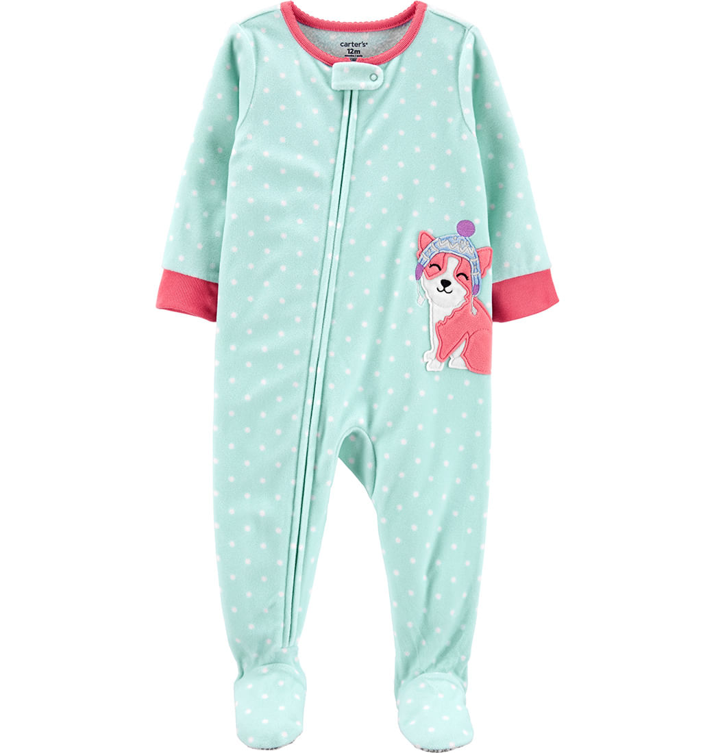 pijama bebe doble cremallera