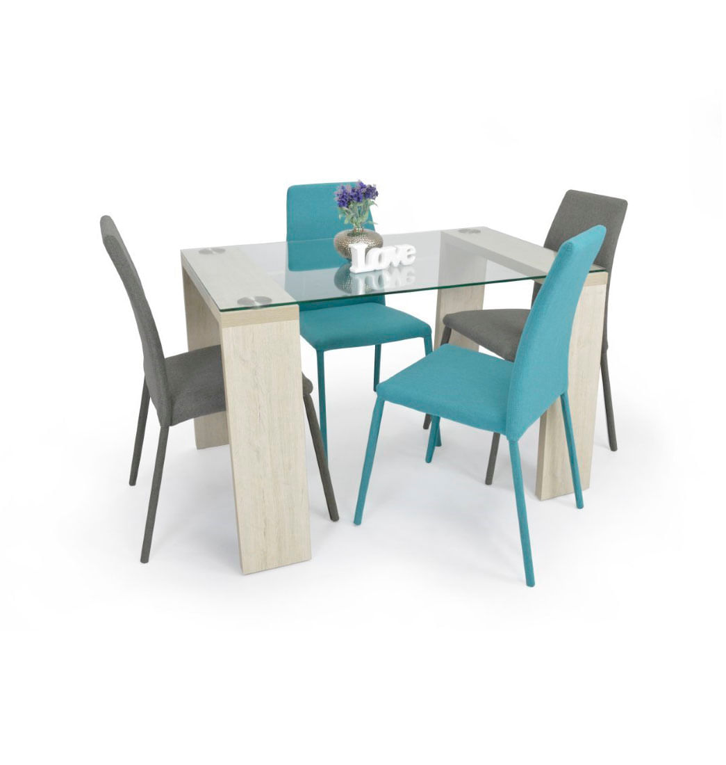 Imágenes De Comedor Gris Con Azul Turquesa | Allora Kitchen