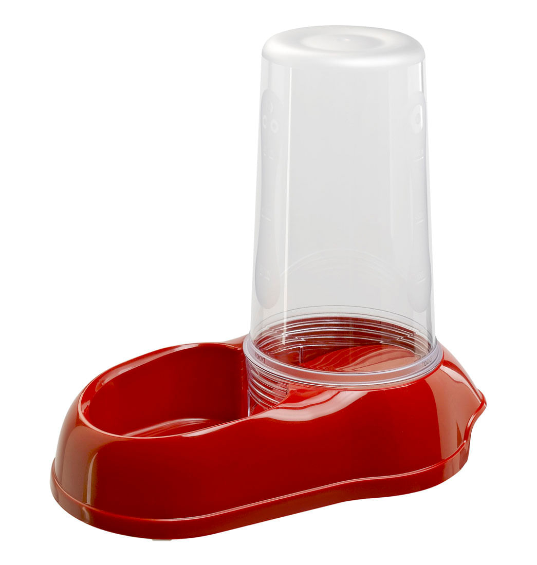 Dispensador Azimut Ferplast 5,5 L Rojo