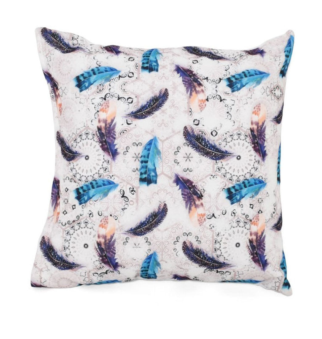 Cojín Estampado Quill Hogar Venecia - Morado