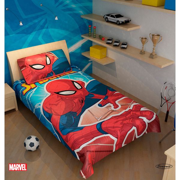 Set 2 Piezas Cubrecama Sencillo - Spiderman Marvel - Pepe Ganga - pepeganga