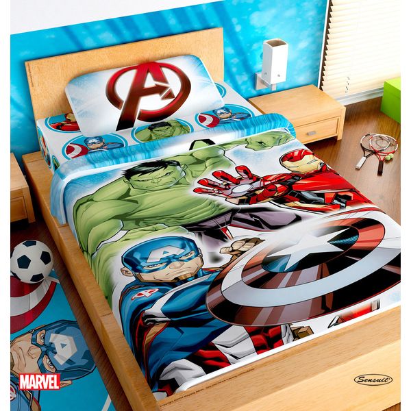Juego De Sabanas Sencilla Marvel - Avengers Marvel - Pepe Ganga - pepeganga
