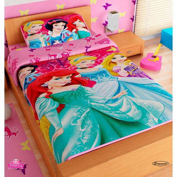 Juego De Sabanas Sencilla Disney - Princesa Disney - Pepe Ganga - pepeganga