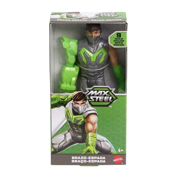 Figura Brazo-Espada Max Steel 15 Cm Max Steel - Pepe Ganga - pepeganga