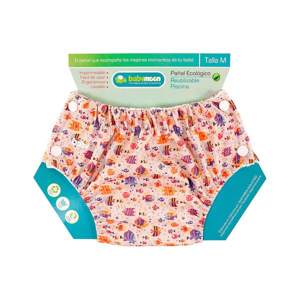 Pañal de Tela para Piscina Estampado Peces - Babymoon