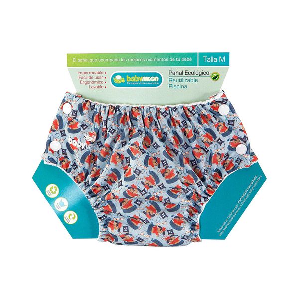 Pañal de Tela para Piscina Estampado Perritos - Babymoon
