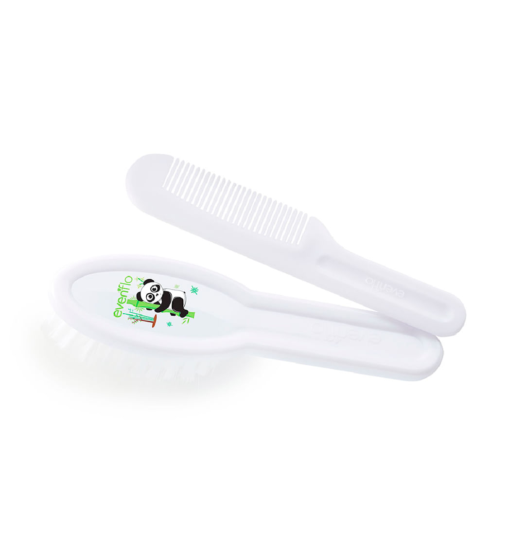 Set de Peine y Cepillo Oso Panda - Evenflo