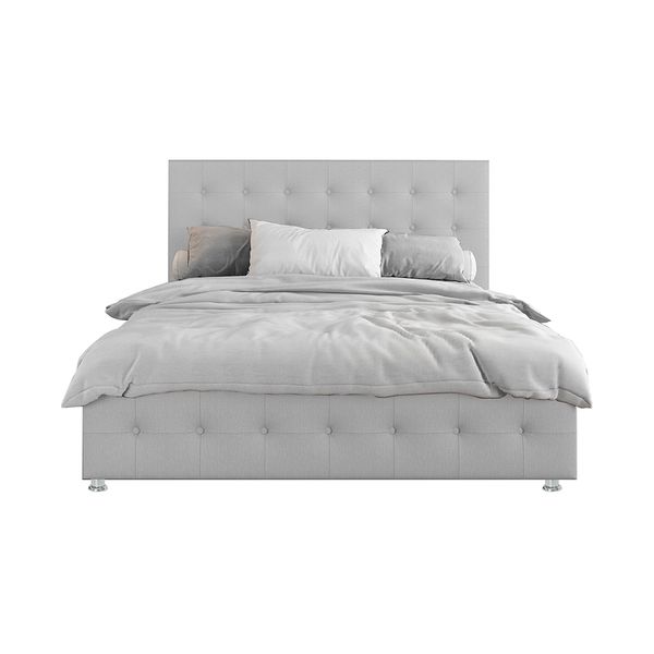 Combo Capital Colchón, Espaldar y Base Cama 140 - Gris