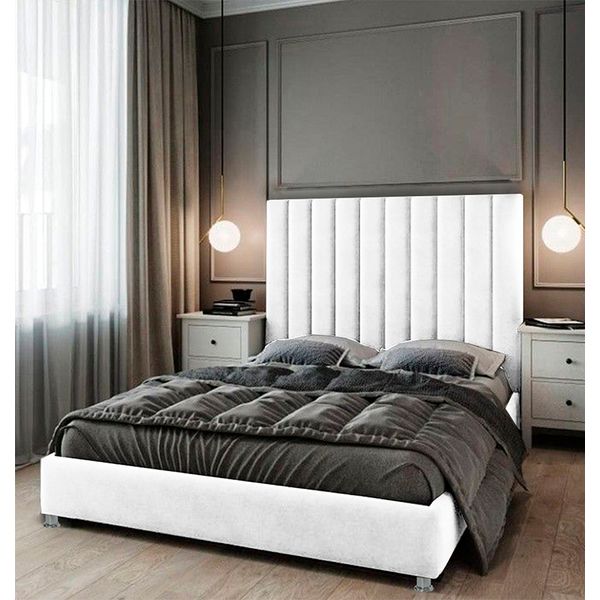 Combo Natura Colchón Pilow, Espaldar y Base Cama Ekonomodo 140 - Blanco