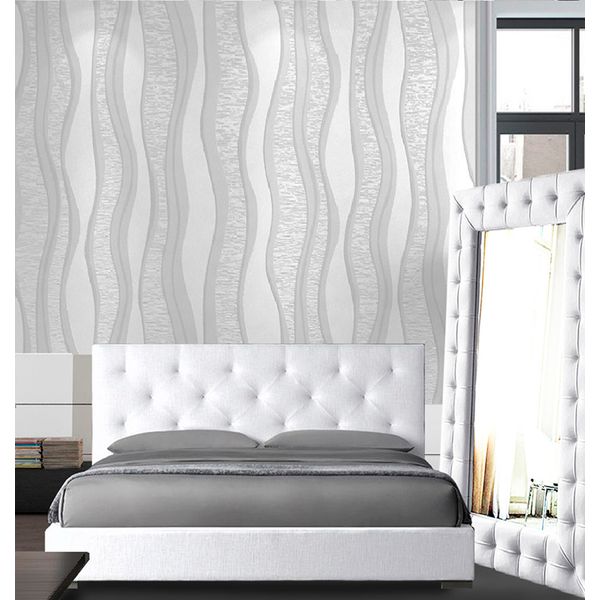 Combo Perfect Colchón, Espaldar, Base Cama y Espejo 140 - Blanco