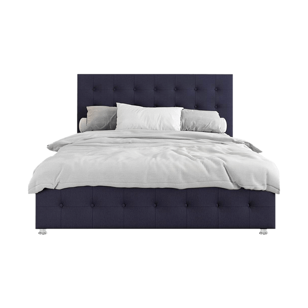 Combo Capital Espaldar y Base Cama Ekonomodo 140 - Azul