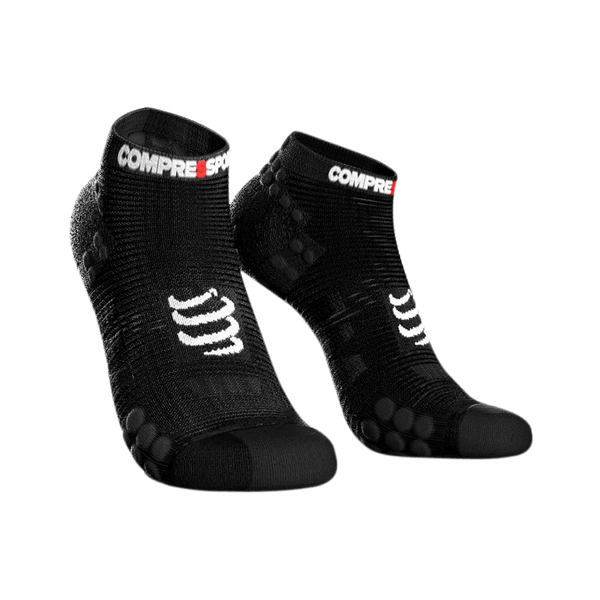Media Tobillera Compressport T3 Negro - Talla 42 - 44