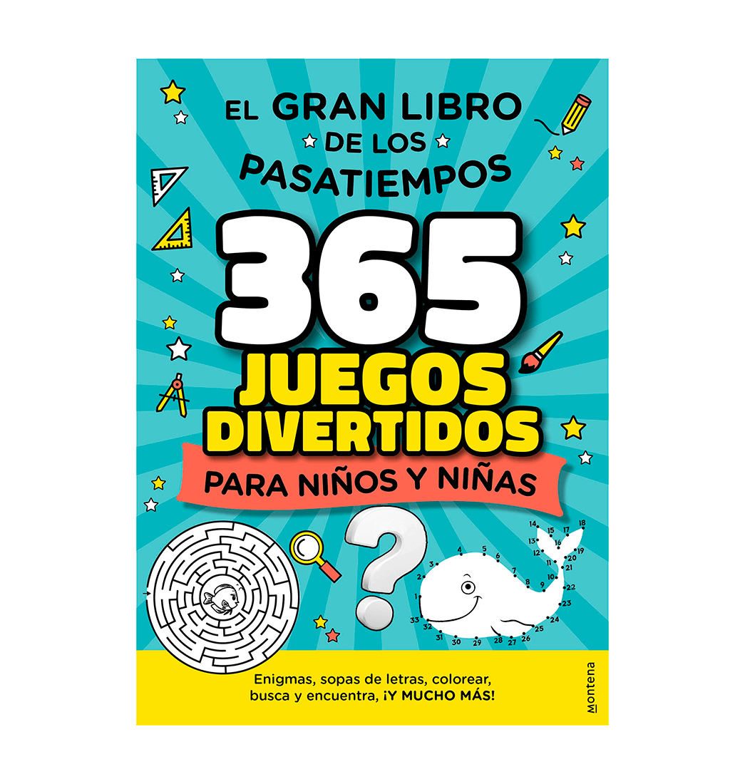 Libro 365 Juegos Divertidos para Niños y Niñas