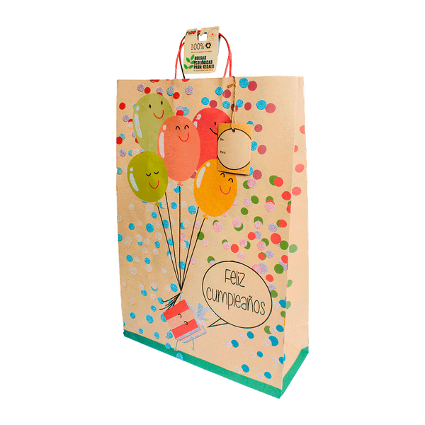 Bolsa de Regalo Kraft Extra Gigante - Nico