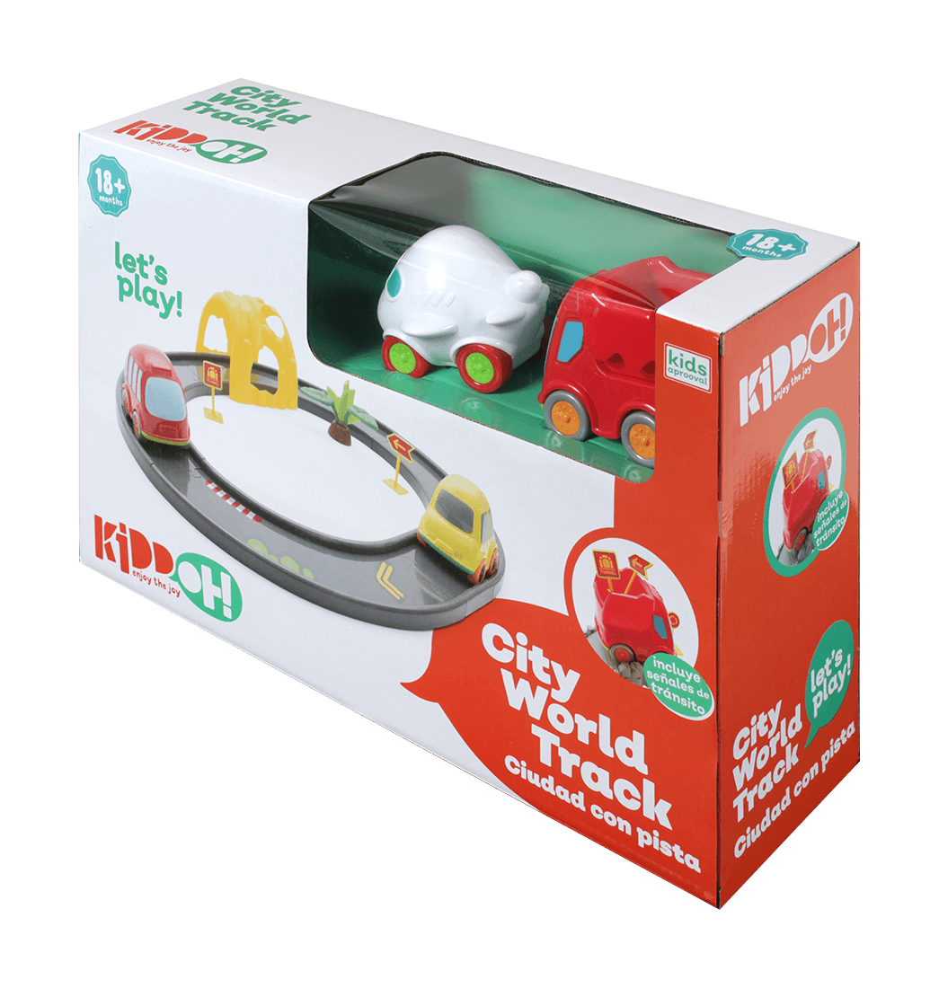 Set Ciudad con Pista Avión y Carro - Kiddoh