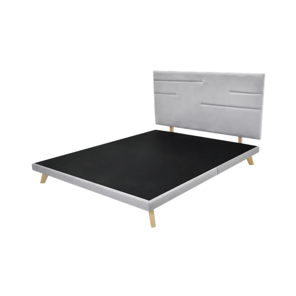 Cabecero y Base cama Versalles Queen en Tela