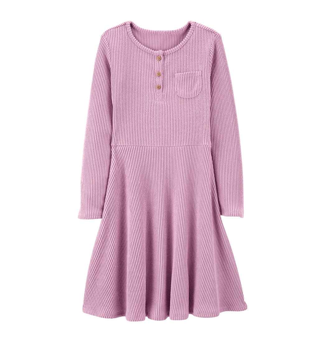 Vestido Manga Larga Morado - Oshkosh