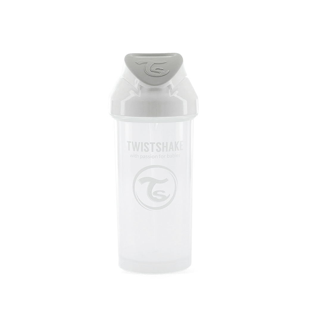 Vaso Pitillo 360 ml Blanco - Twistshake
