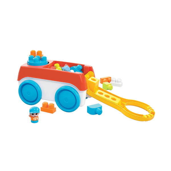 Juguete de Construcción Vagón Giratorio Bloques - Mega Bloks