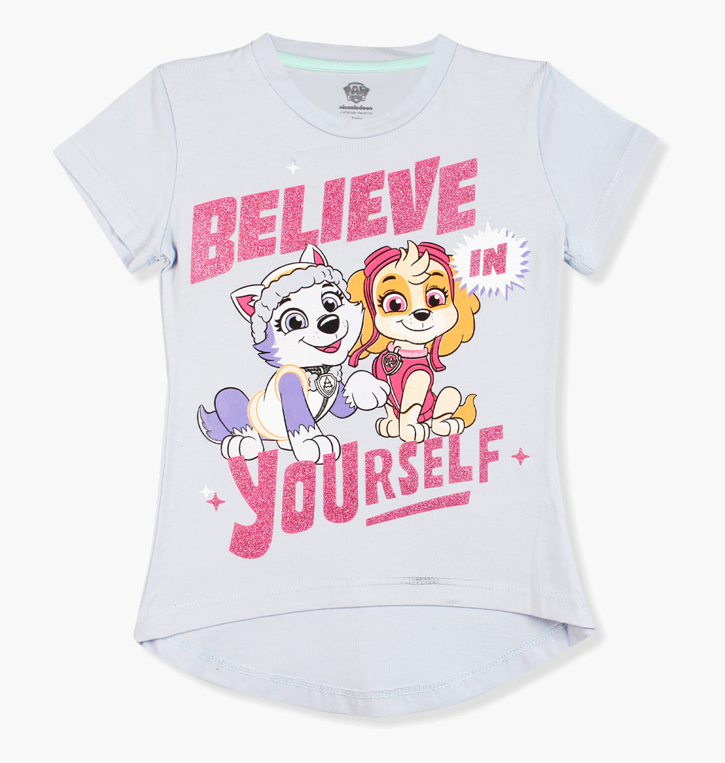 Camiseta Estampada Lila - Paw Patrol