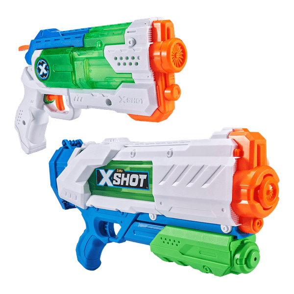 Set 2 Lanzadores de Agua Fast Fill y Micro Fast Fill - X-Shot