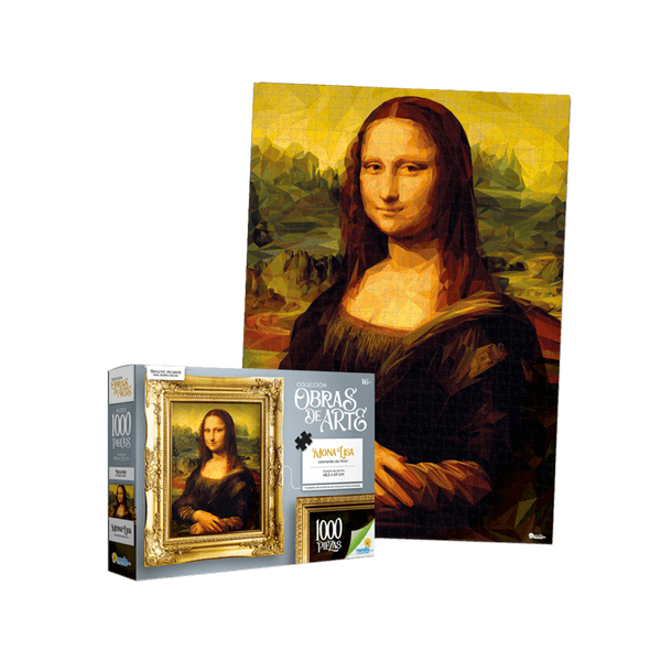 Rompecabezas 1000 Piezas Obra de Arte Monalisa - Ronda