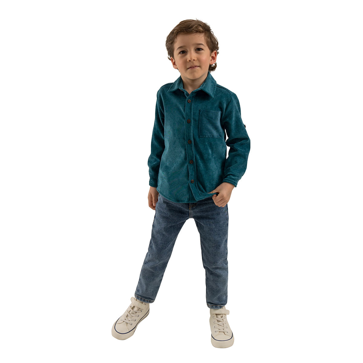 Camisa manga larga para bebé niño