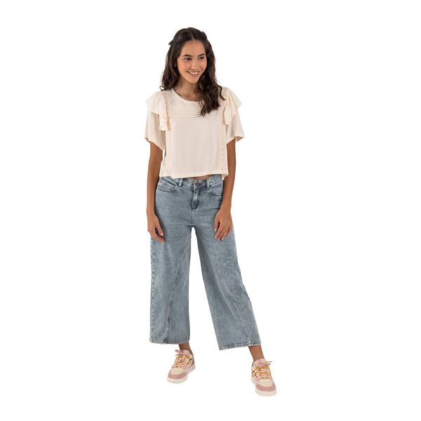 Camisa manga corta para niñas