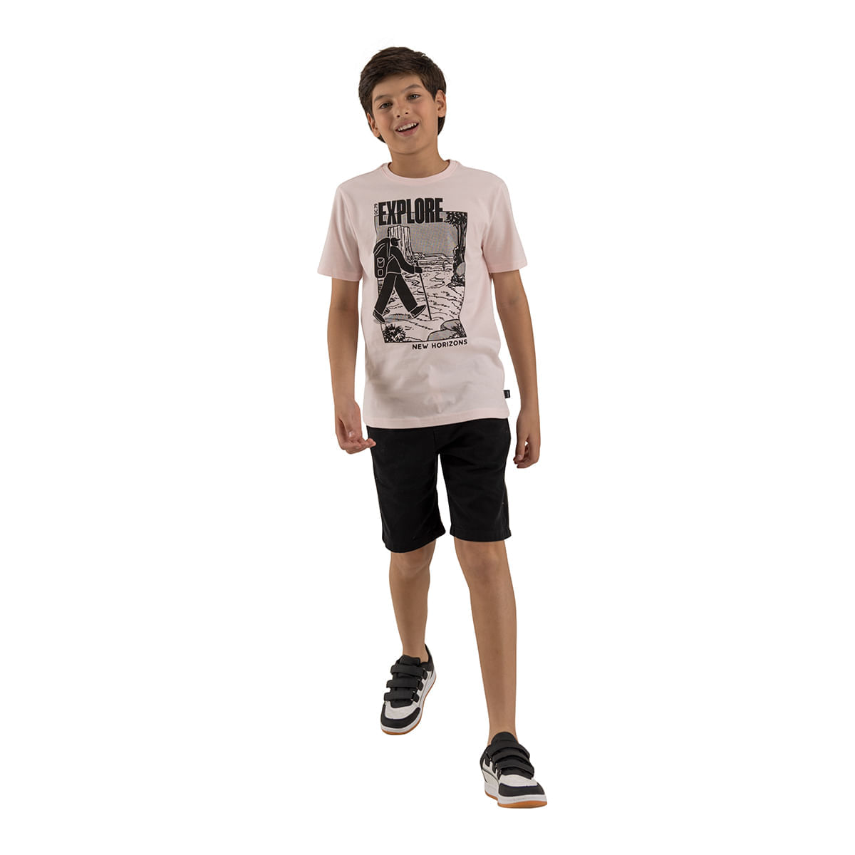 Conjunto de camiseta y bermuda para niños