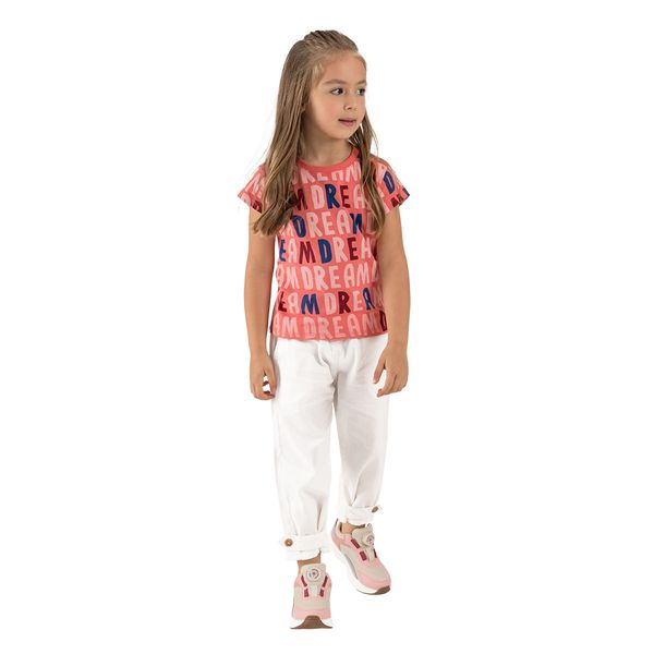 Conjunto de camiseta y pantalón para bebé niña