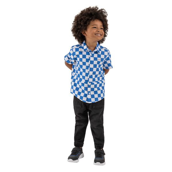 Denim silueta jogger para bebé niño