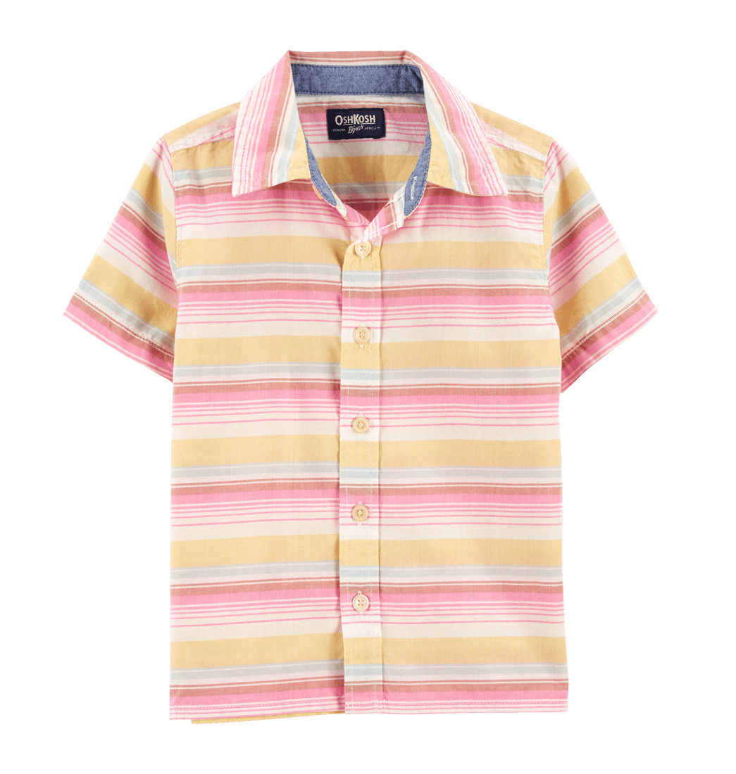 Camisa Manga Corta Rayas Niños - Oshkosh