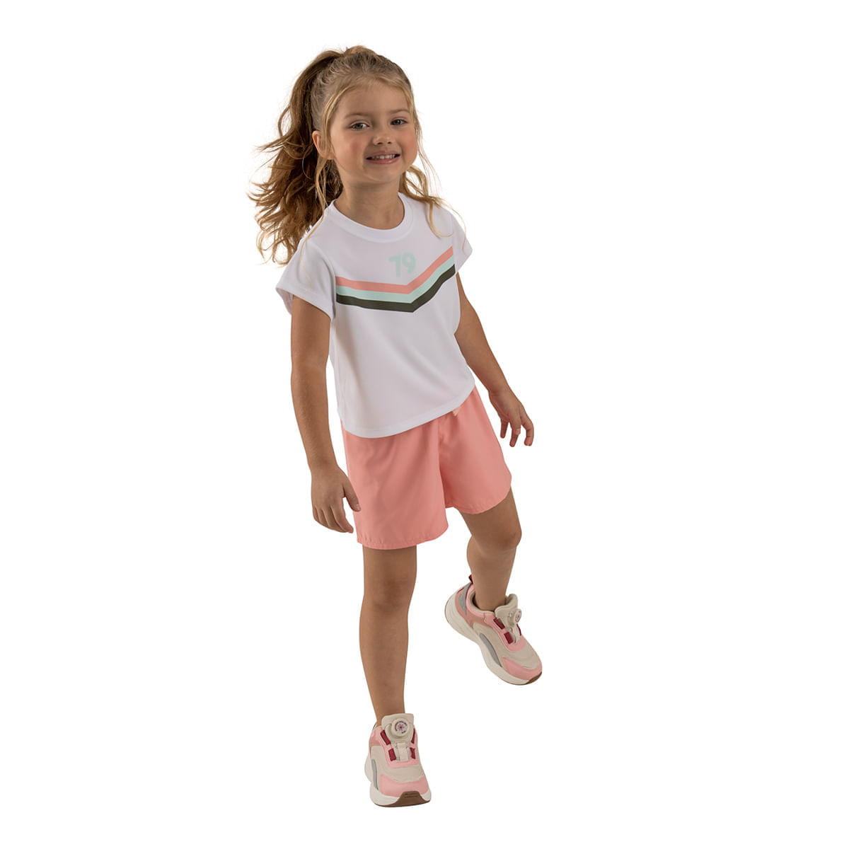 Conjunto corto deportivo para bebé niña