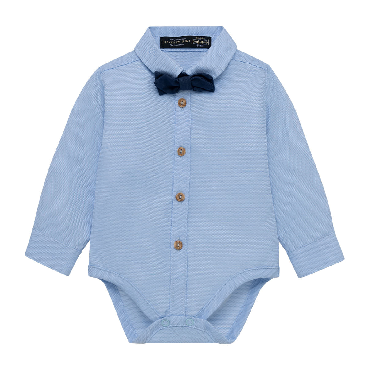 Body camisa manga larga para recién nacido niño