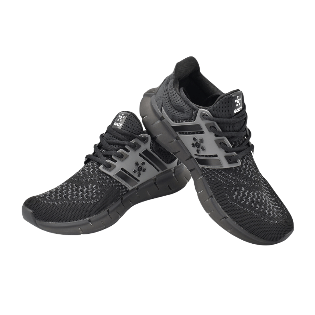Tenis Deportivos Mesh Negro Unisex - Golty