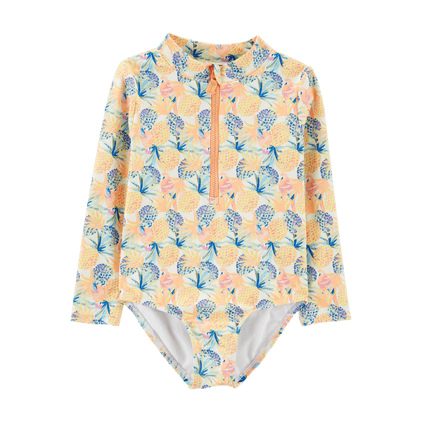 Vestido de Baño Enterizo Manga Larga Niñas - Carter's