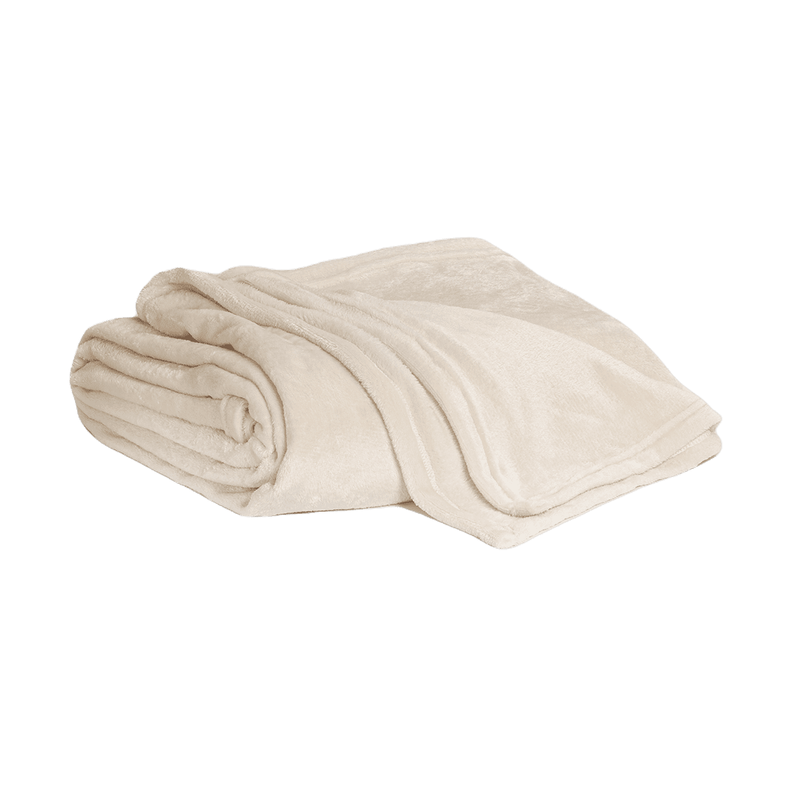 Manta Flannel Fleece Hueso - Mano de Oso