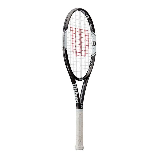 Raqueta De Tenis Semiprofesional Amateur Wilson Principiante 4 1/4" (GRIP 2) / Negro