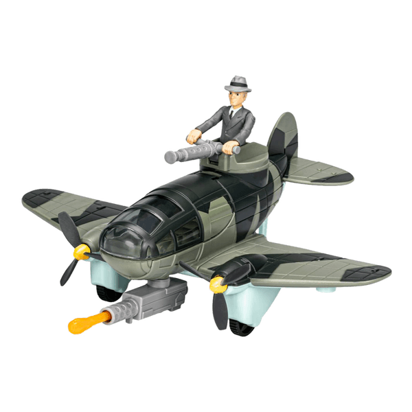 Set Figura Doctor Jürgen Voller con Avión - Indiana Jones
