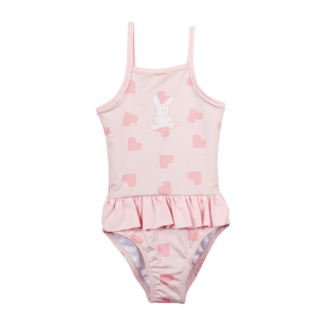 Vestido de Baño Enterizo Rosado Niñas - Baobao