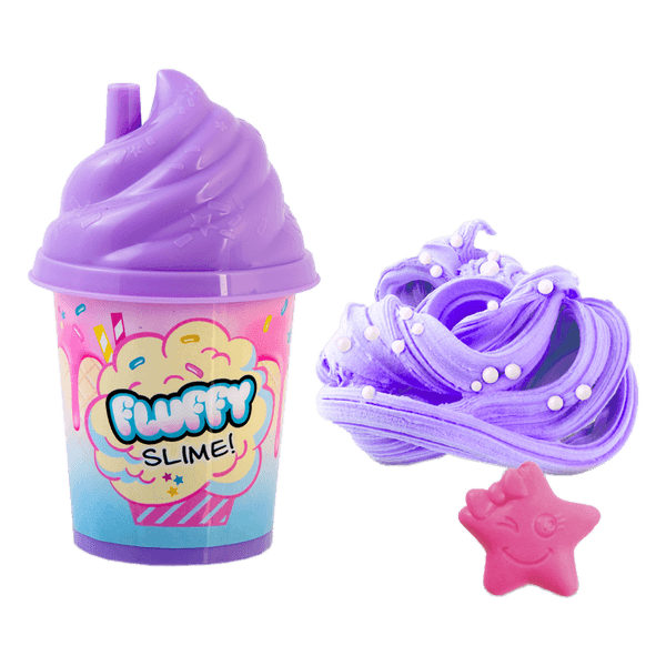 Set Mezcla Fluffy Slime Pop Batido Purpura - So Slime